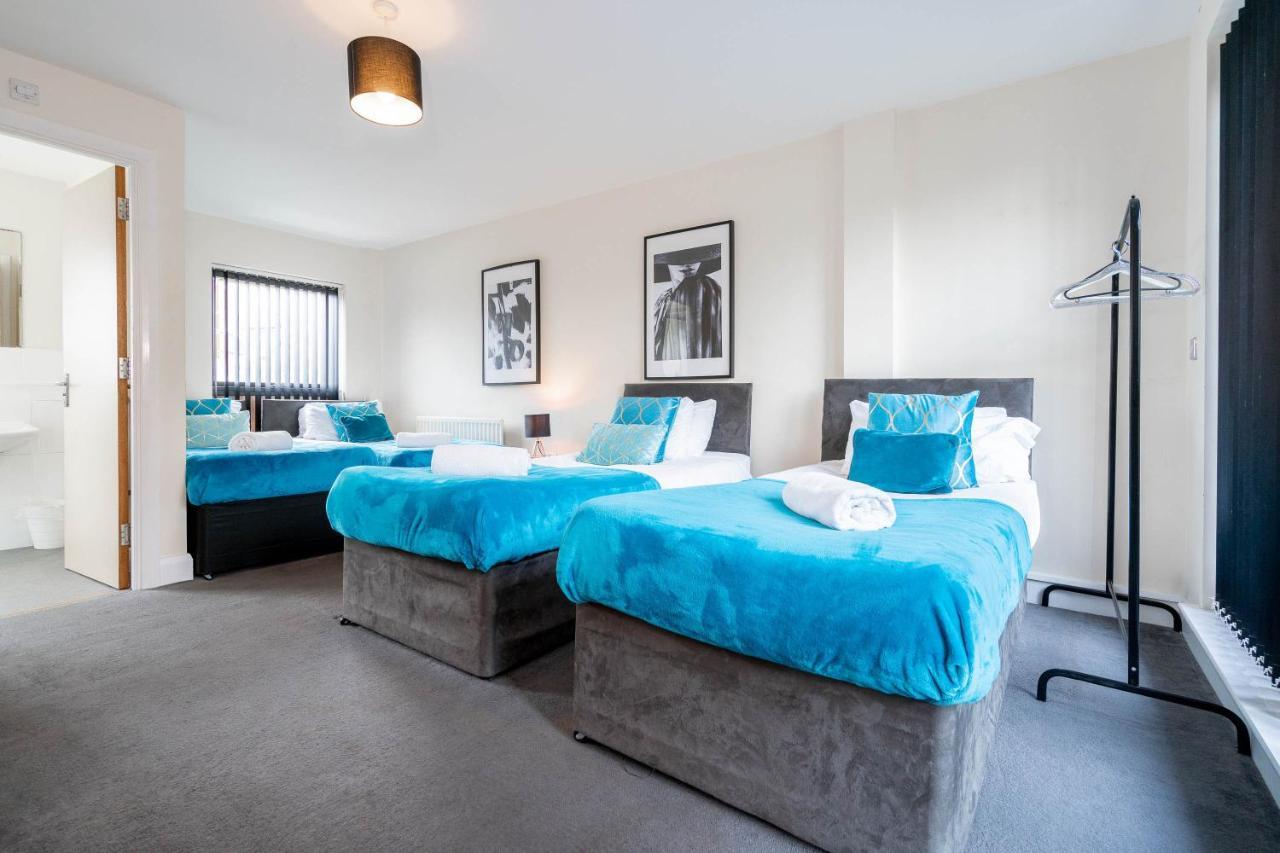 City Centre Townhouse - 3 Bedrooms - Garage - Parking - Top Rated Birmingham Esterno foto
